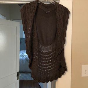 Forever 21 crochet vest
